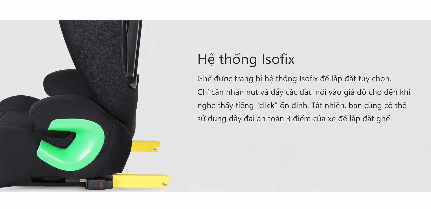 Ghe O To Tre Em 2 Trong 1 3 12 Tuoi – Co ISOFIX ECE R129 2 1