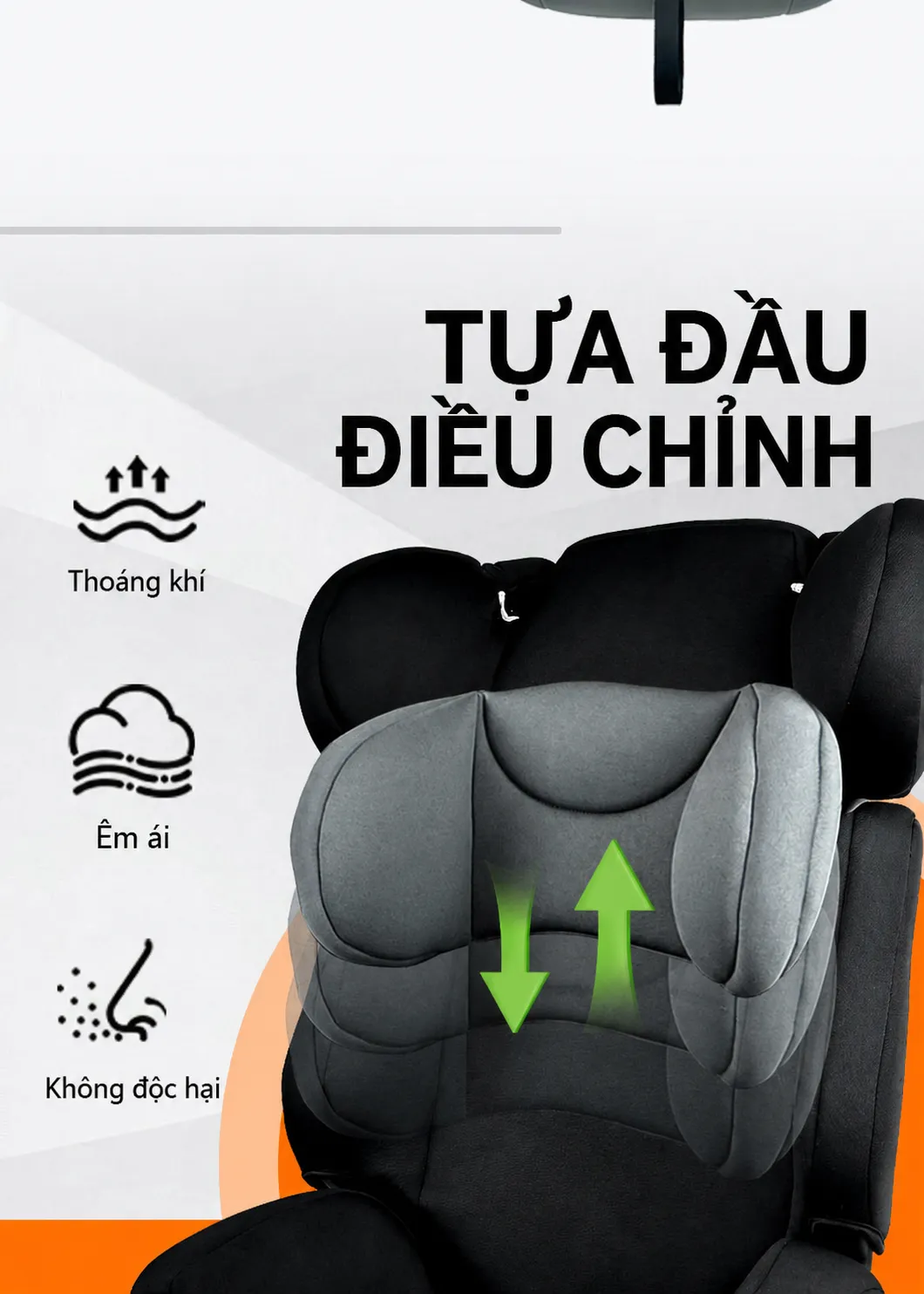 Ghe O To Tre Em 3 Trong 1 1 12 Tuoi Khong ISOFIX 4