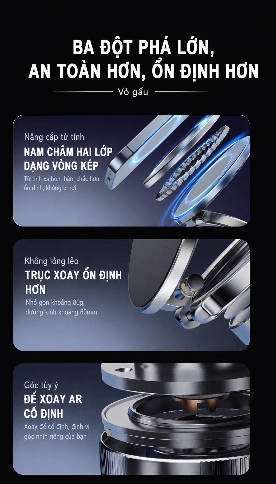 Gia Do Dien Thoai O To Tu Tinh Hut Chan Khong9